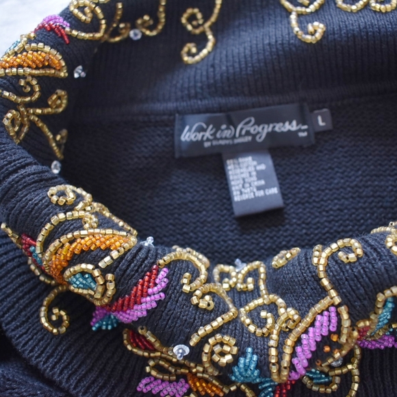 Vintage work in progress gladys bagley sweater - Picture 6 of 8